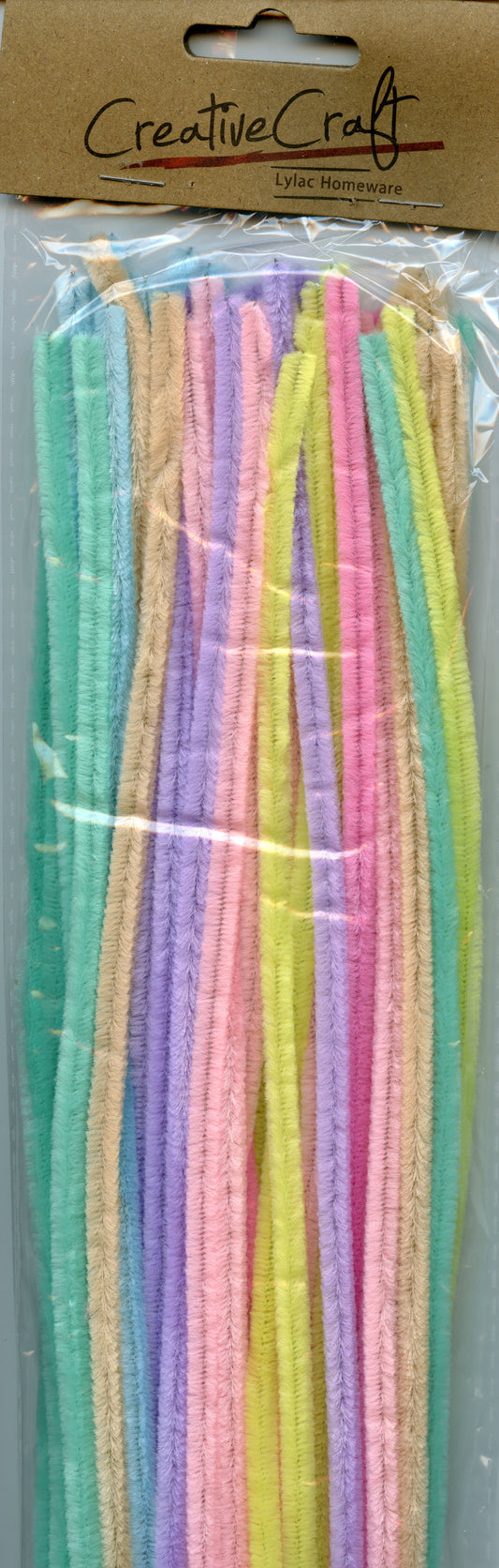 Pipe Cleaners - Pastel Shades - 6 Colours - Pack of 50