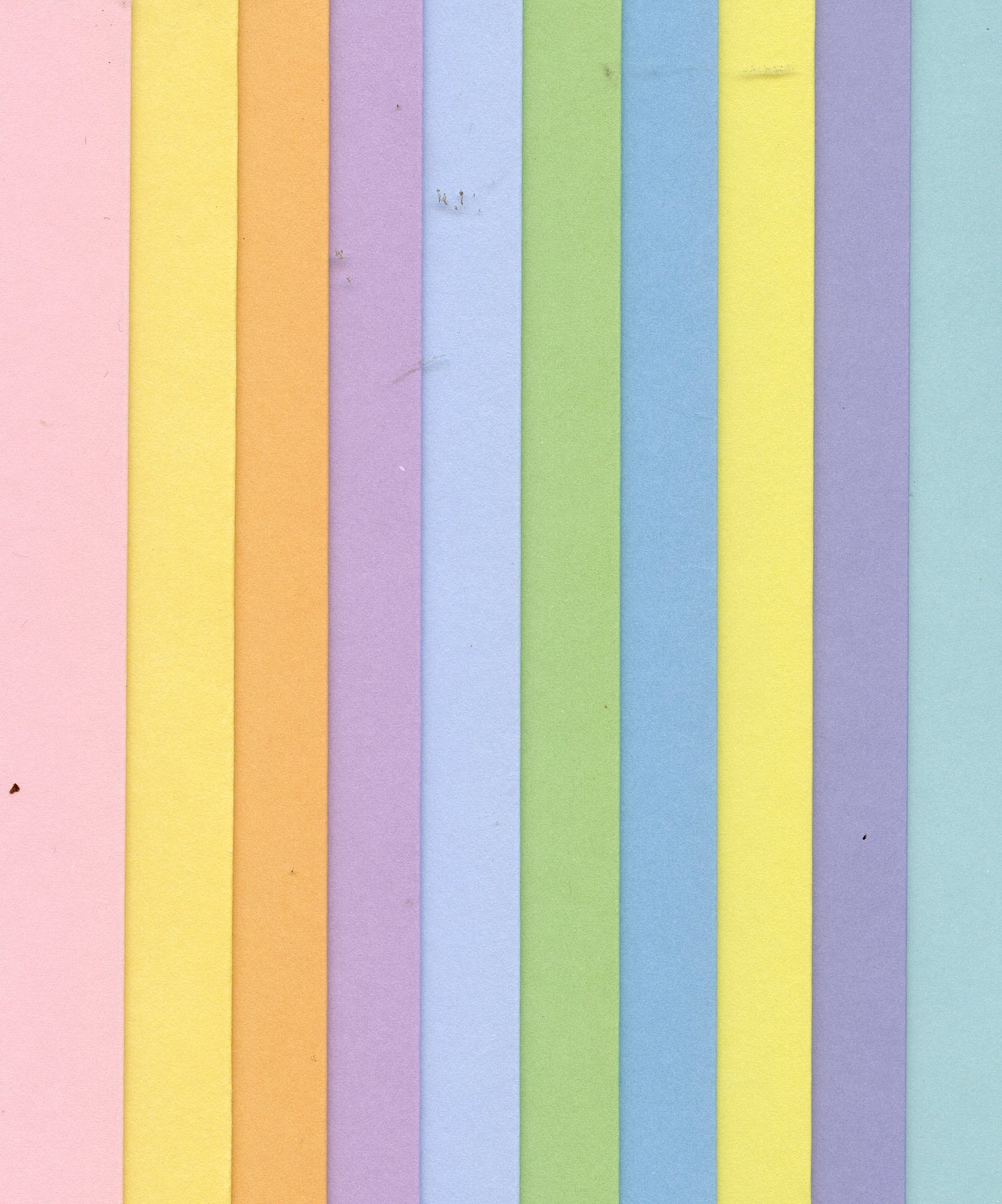 Pastel Card Stock and White Envelopes - 10 sets