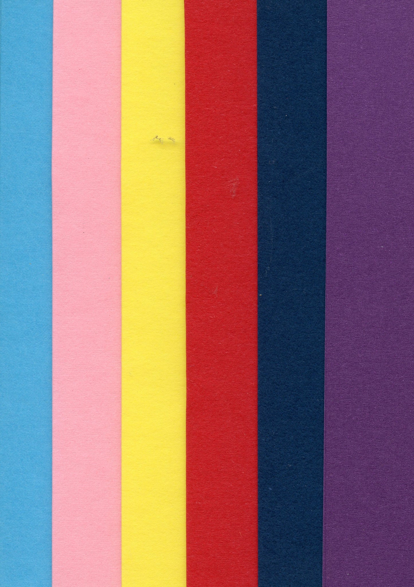 Square Cards and Envelopes - Blue, Pink, Yellow, Red, Navy & Purple - 6 sets