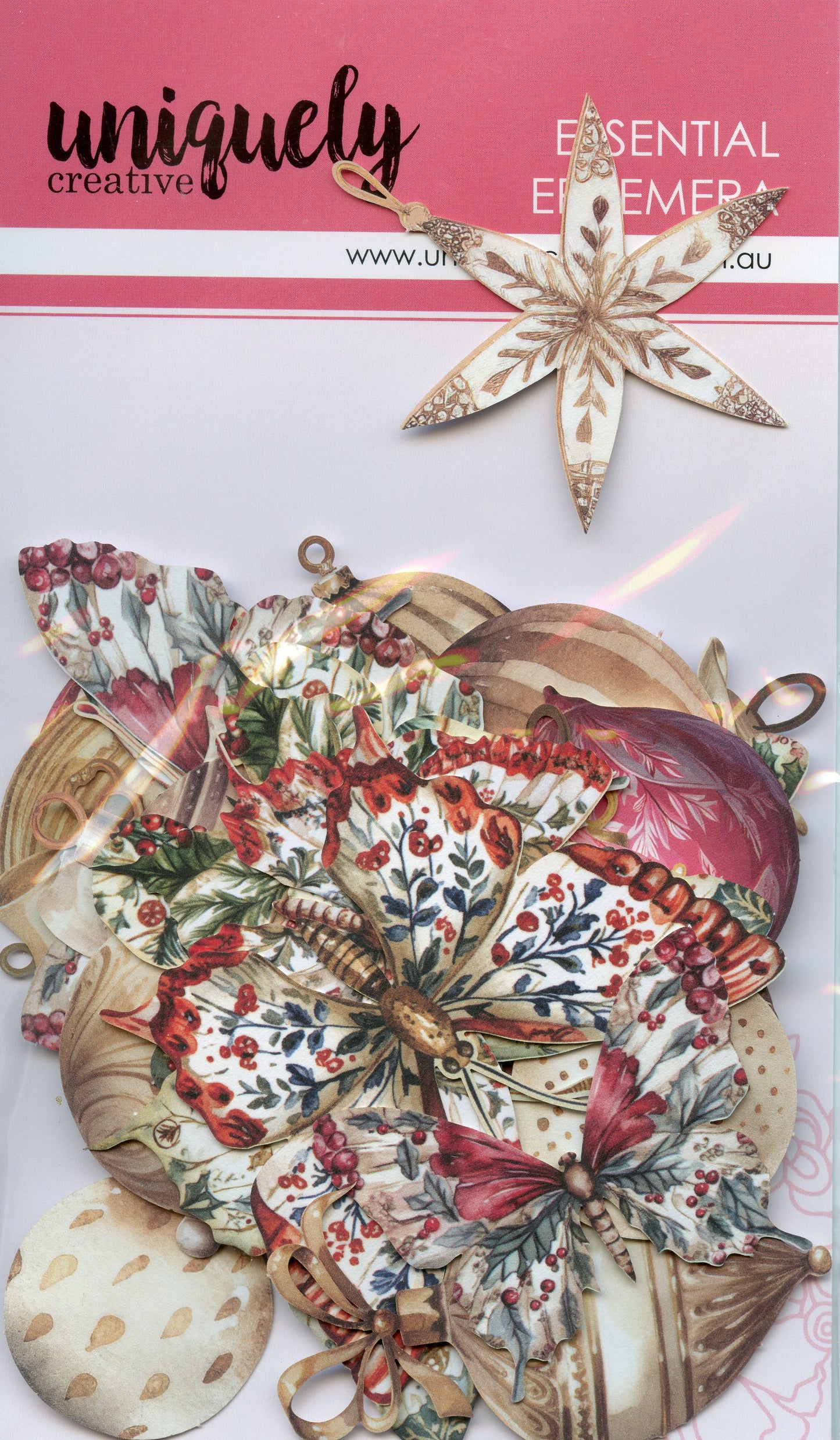Creative Cut Outs - Baubles & Butterflies Ephemera