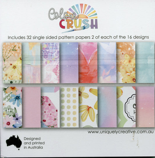 Colour Crush - 6x6 Collection Paper Pack - 32 Pattern Papers