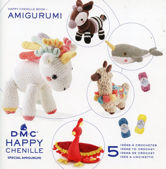 Amigurumi - 5 Ideas Happy Chenille Book 1 - Assorted Designs