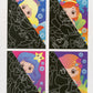 Scratch Art Picture - Mermaid theme - Pack of 4 with scratch tool