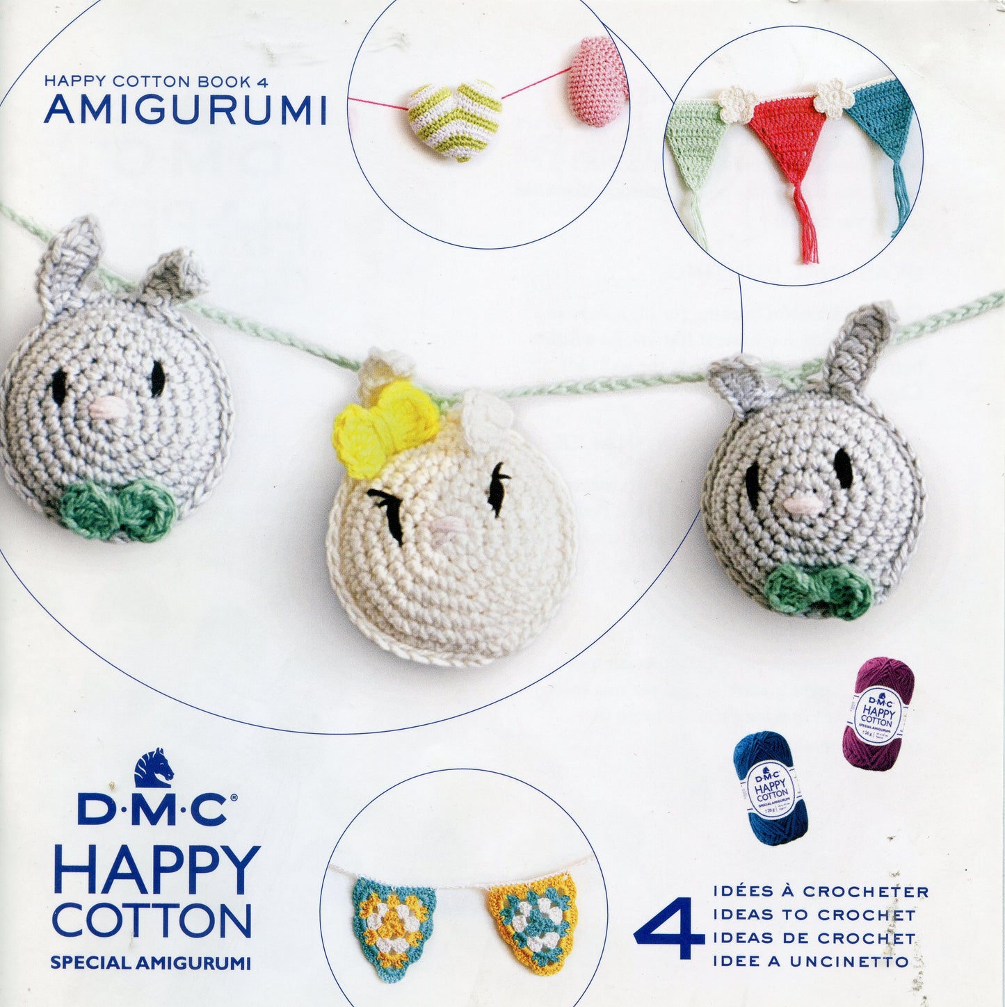 Amigurumi - 4 Ideas Happy Cotton Book 4 - Seasonal Bunting