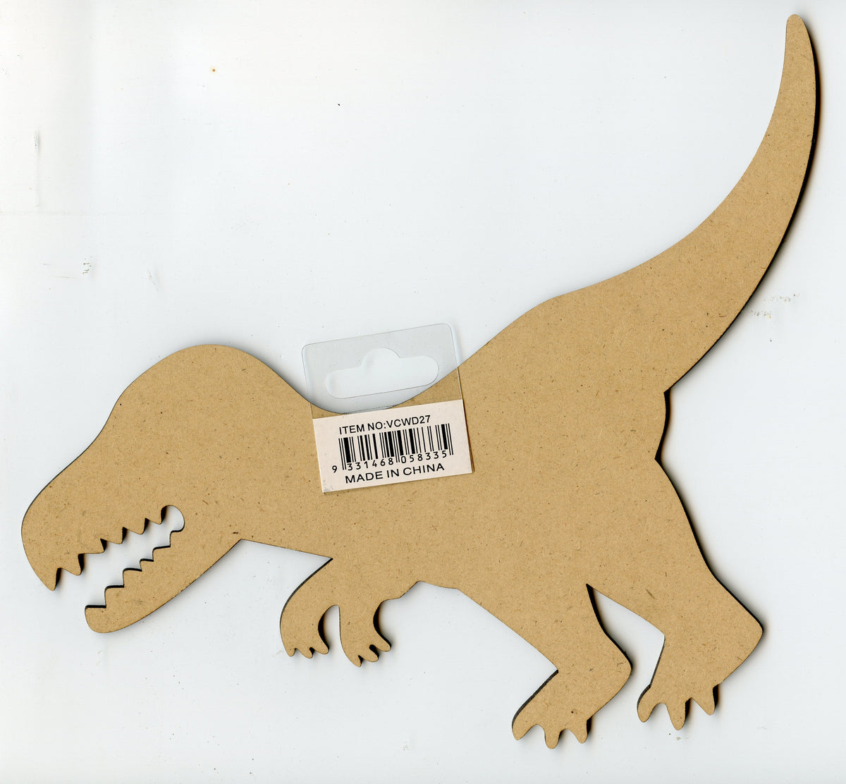 Dinosaur Wood Cutout - 1 Pc - 250x170mm