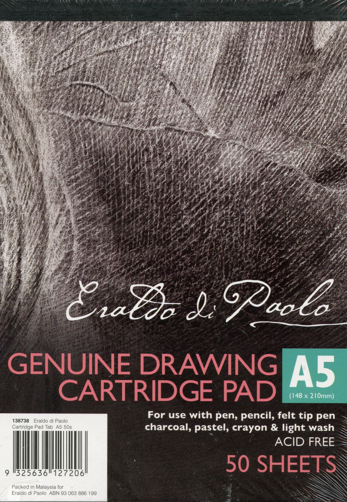 Genuine Drawing Cartridge Pad - Eraido di Paolo - 50 sheets - A5