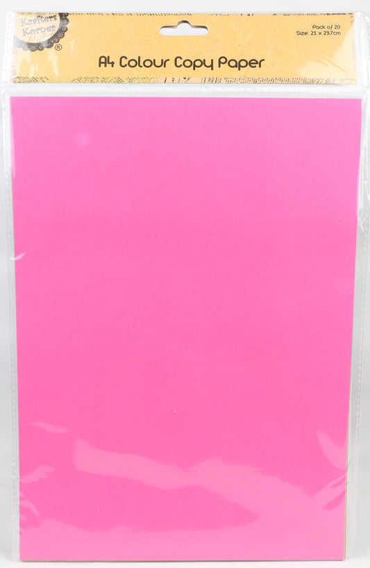 Craft A4 Colour Copy Paper Assorted Colours