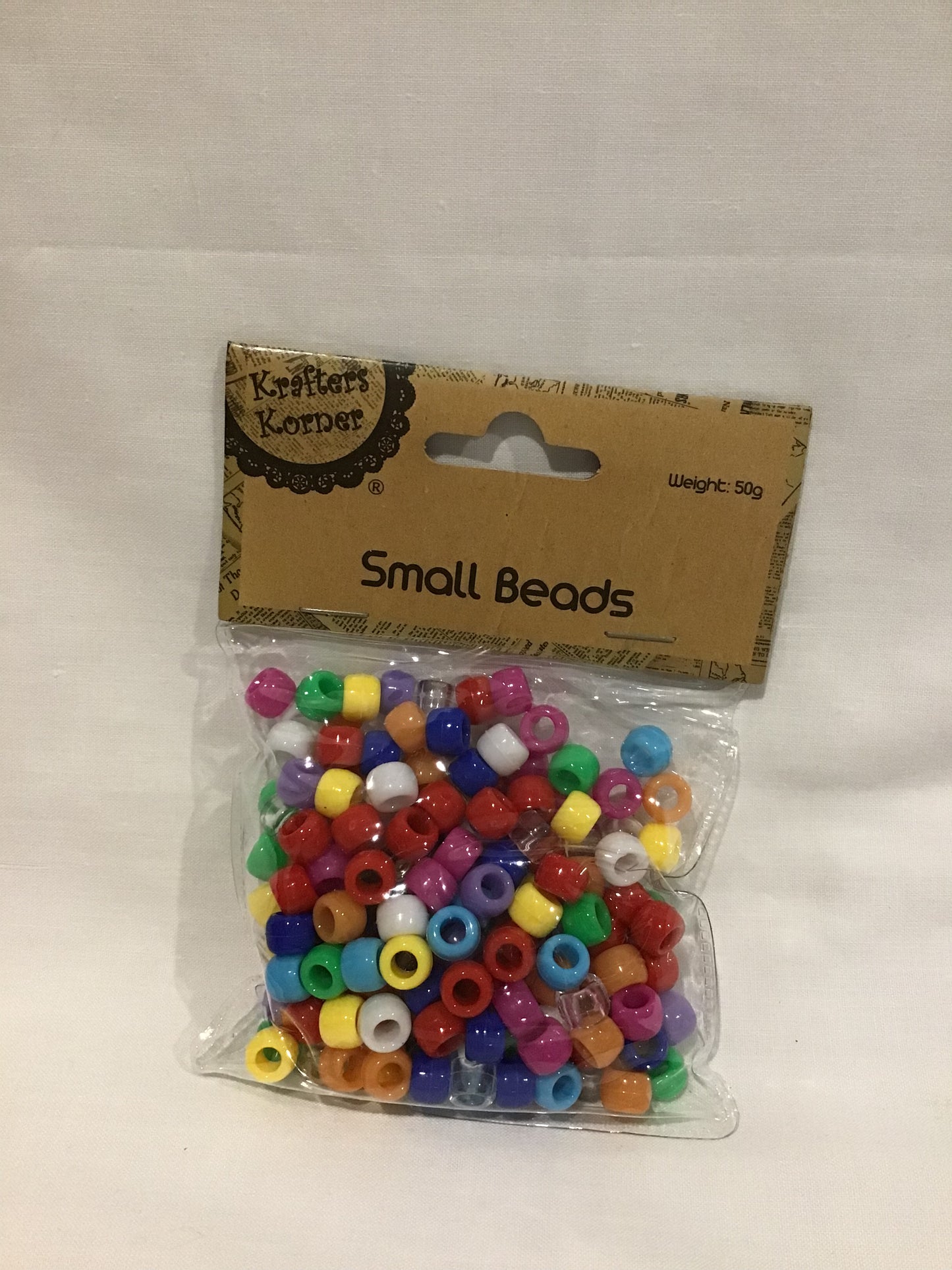 Coloured Beads - Small - 50g