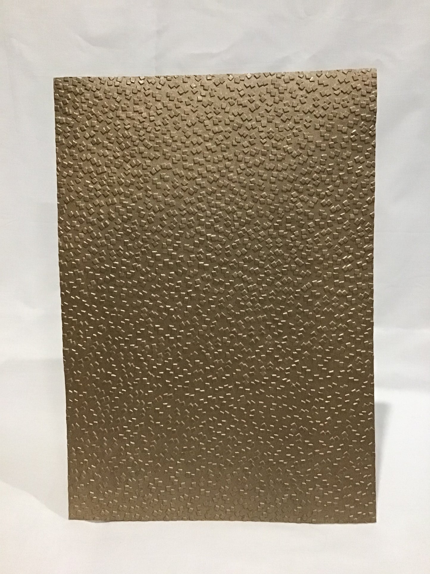 Specialty Paper 3 x Handmade A4 Gold Pearl Peeble Embossed Paper