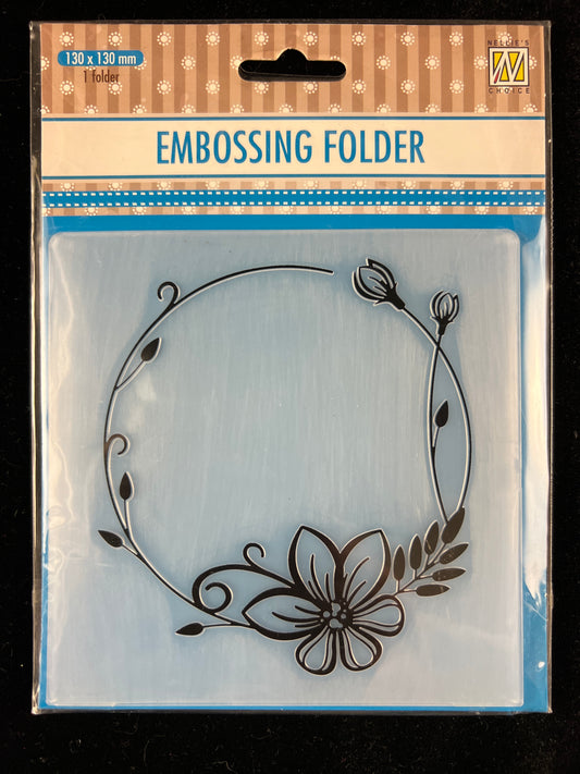 Embossing Folder - Floral - One Folder