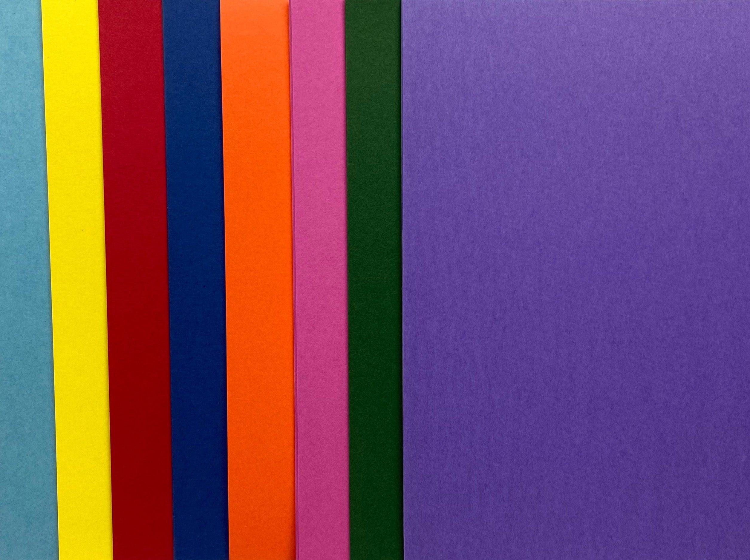 8 Colour Mix A5 Cardstock 40 pack Pack 1 The Crafty Bear Shop