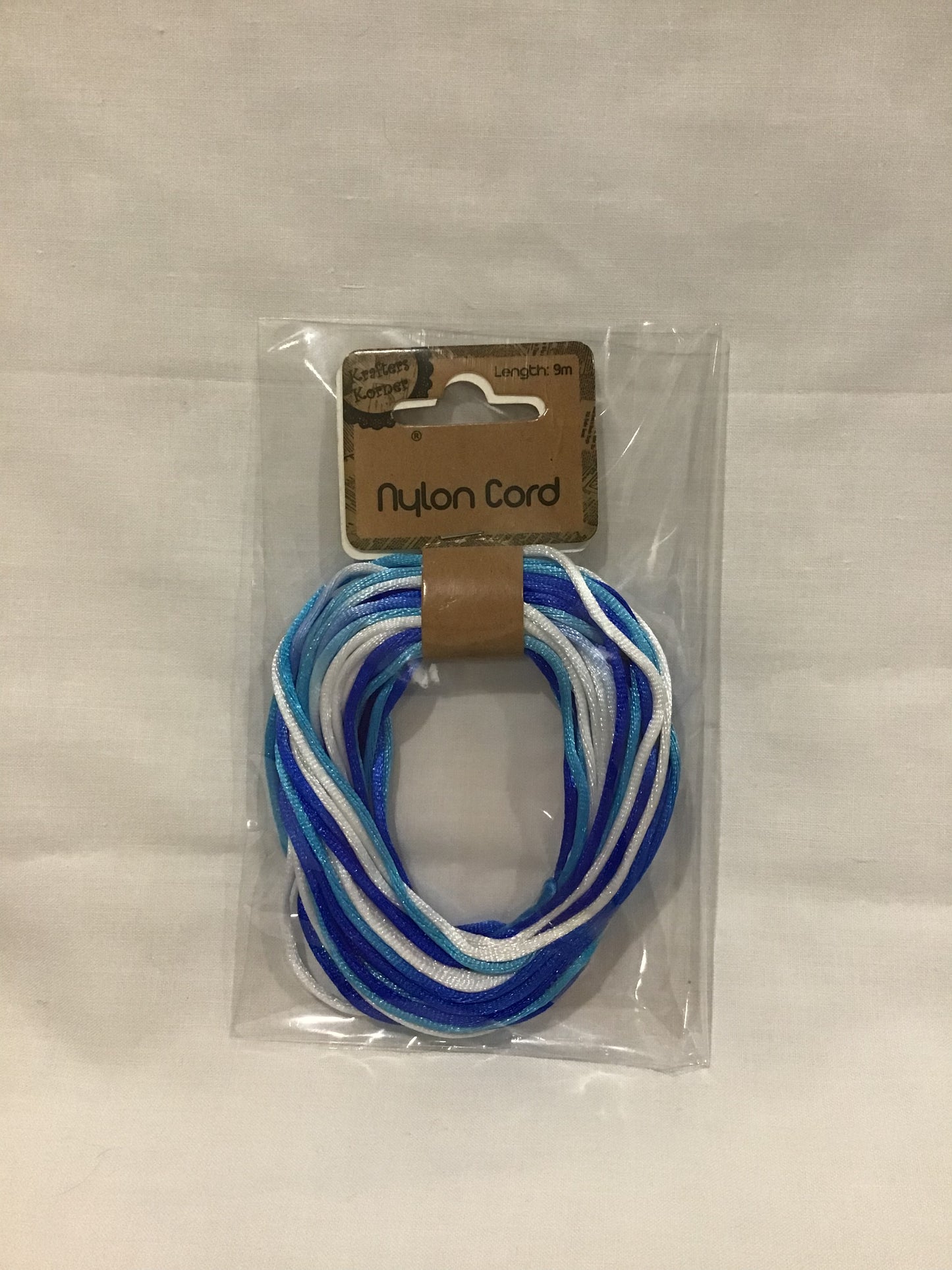Nylon Cord - Shades of Blue and White - 9m