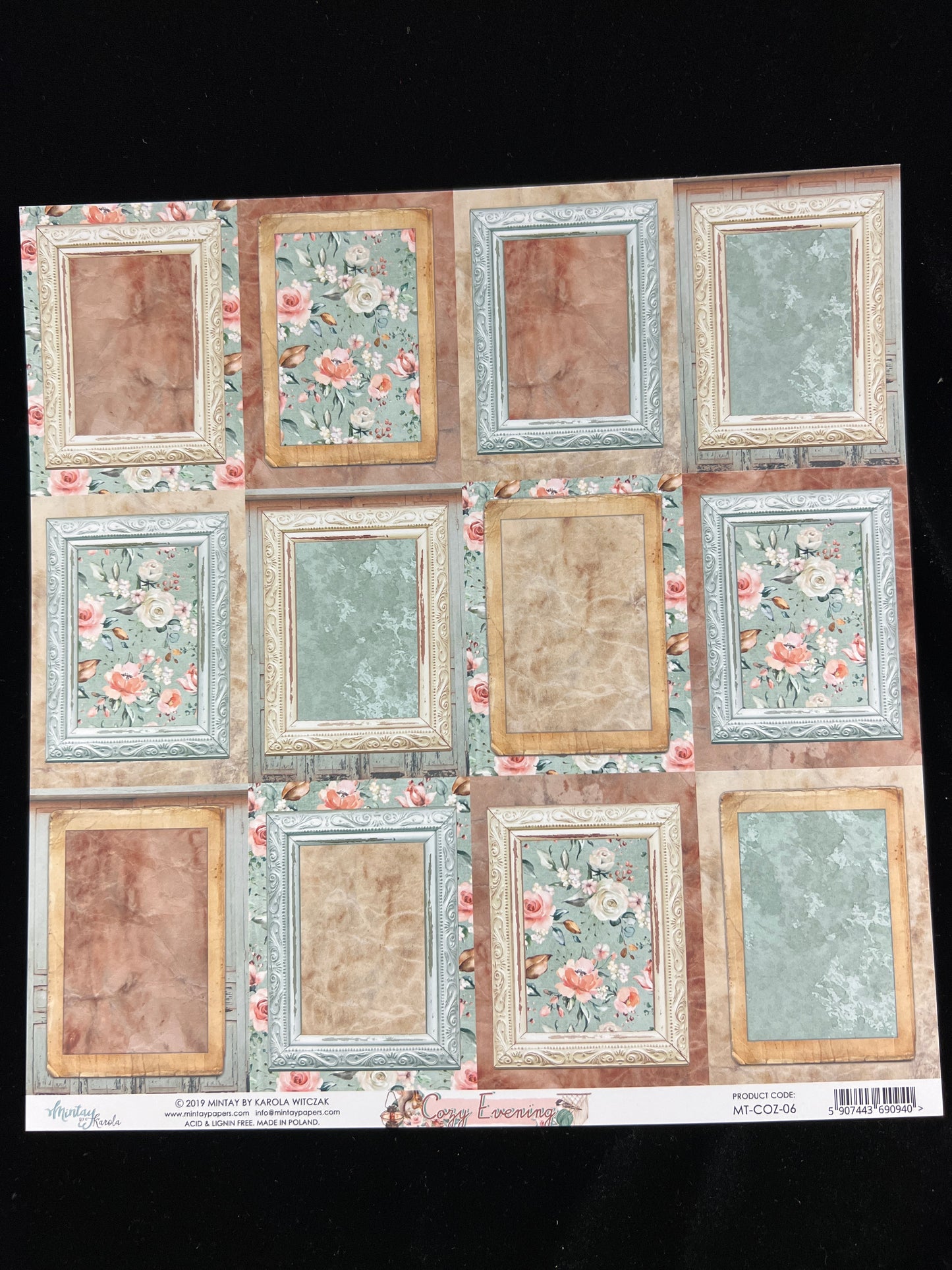 Cozy Evening - 1x Double sided sheet - 30.5 x 30.5cm