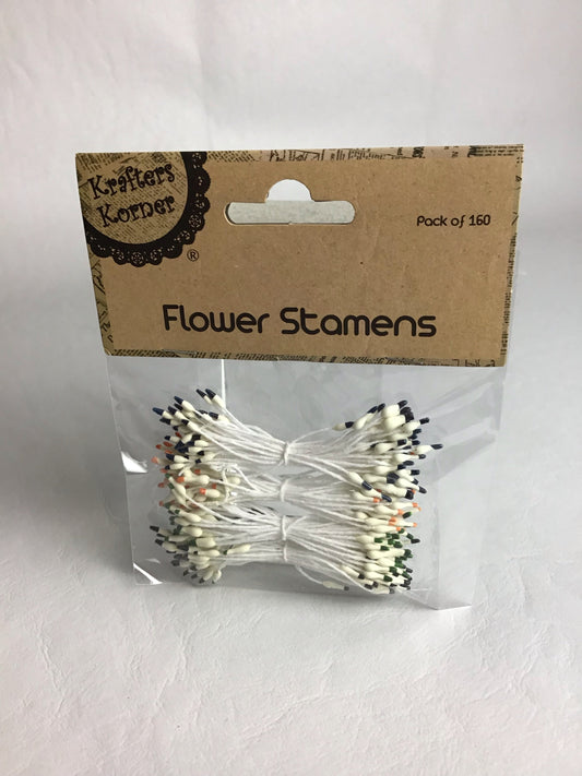 Krafters Korner Flower Stamens - All Cream Tipped #5 - 160 pc