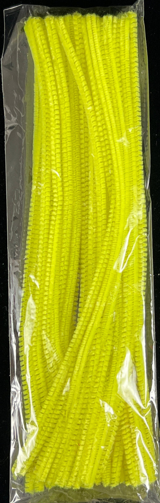 Pipe Cleaners - Fluro Yellow - Pack of 50