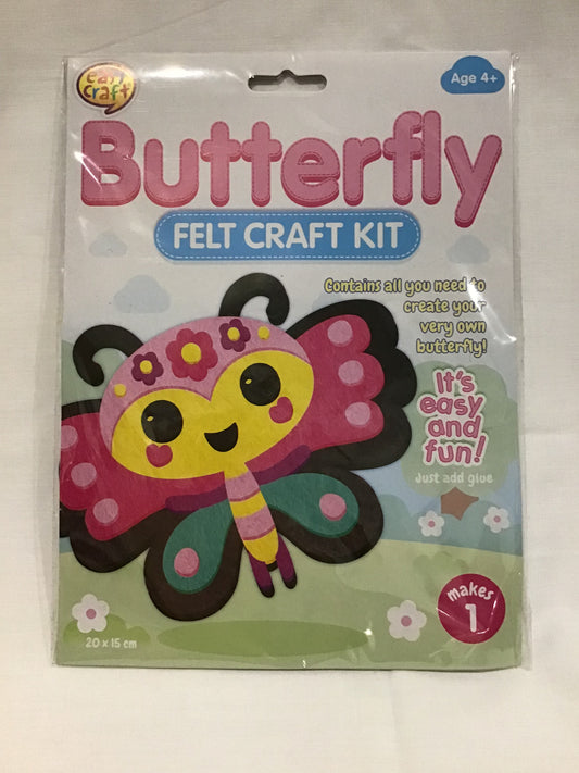 Felt Craft Kit - Butterfly - Makes 1