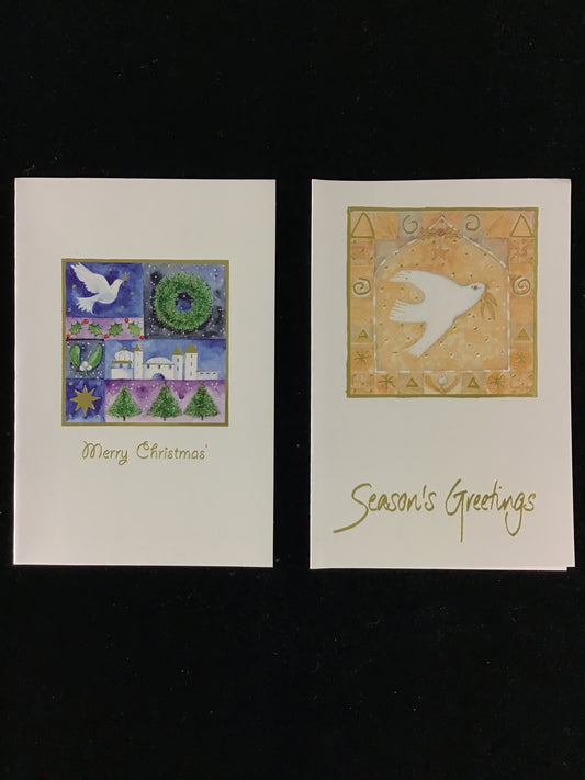Religious Christmas Cards #6 - 2 Designs - 10 pack