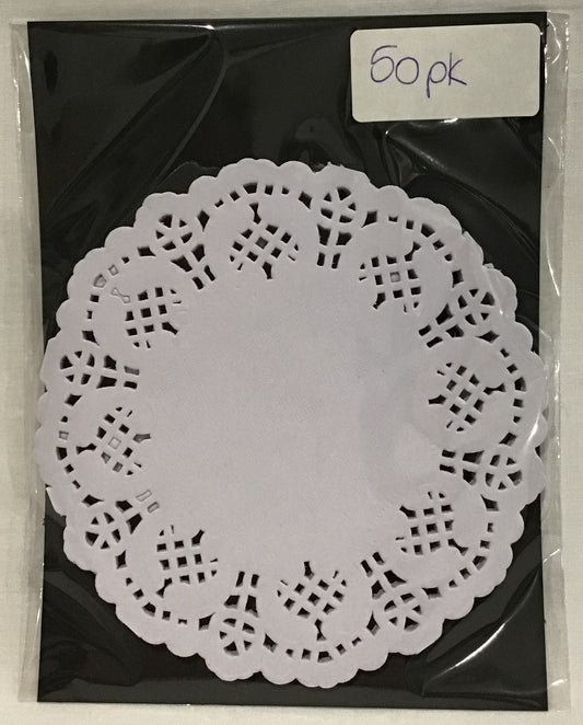 Paper Doilies White - 50 pc