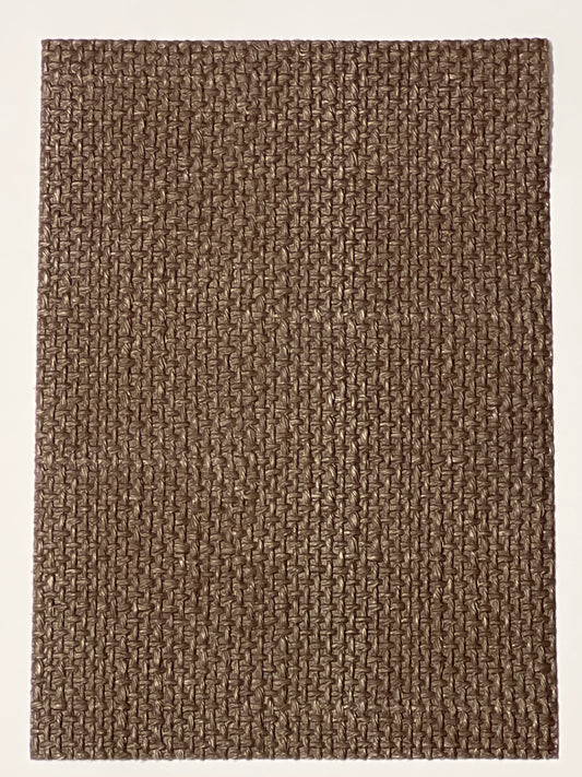 Specialty Embossed Paper x 1 - A4 Weave Design - Brown