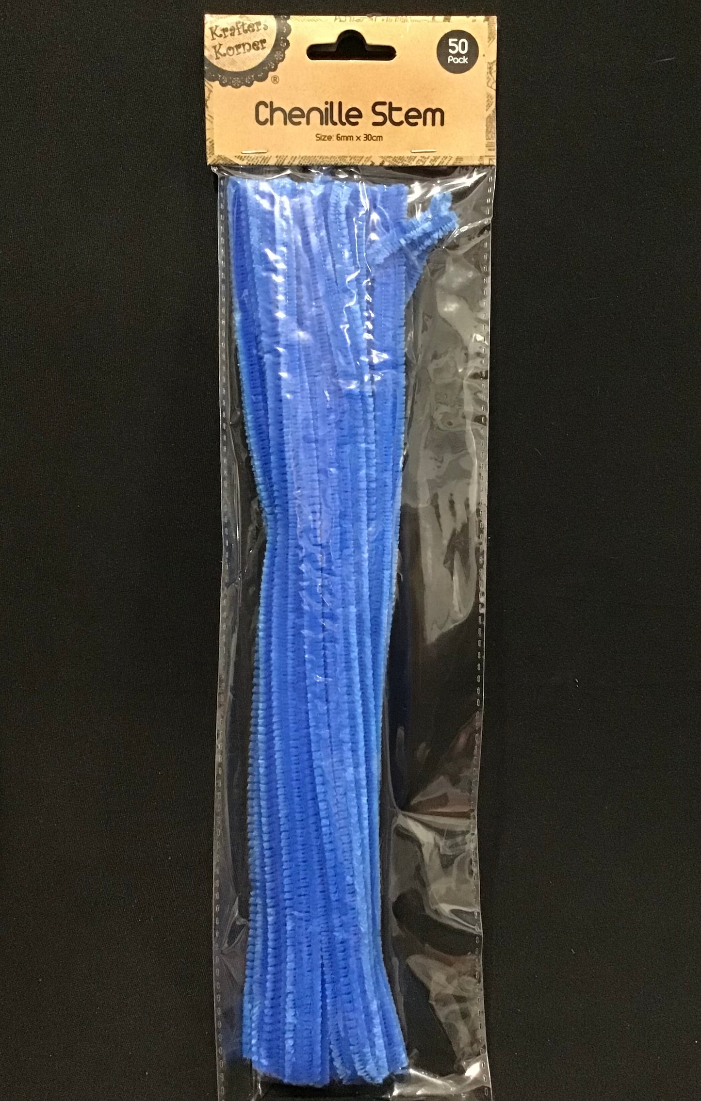 Pipe Cleaners - Cyan Blue  - Pack of 50