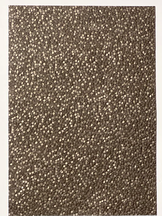 Specialty Paper 3 x Handmade A4 Chocolate Pearl Peeble Embossed Paper