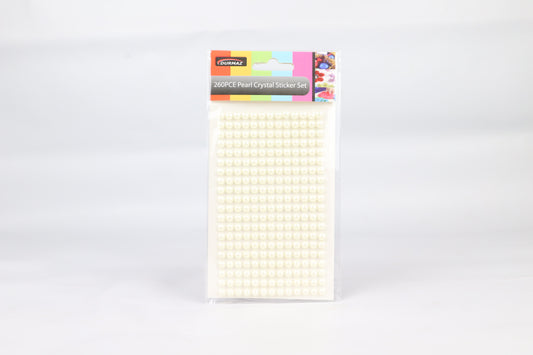 Durmaz 260Pce Pearl Crystal Self Adhesive Set