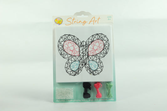 String Art - Butterfly 15cm x 15cm - Makes 1
