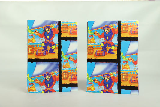 Wrapping Paper Sheets 2 x Pirate Theme 70cm x 50cm