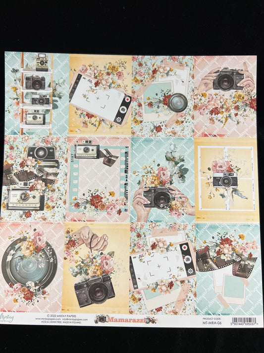 Mamarazzi - 1x Double sided sheet - 30.5 x 30.5cm