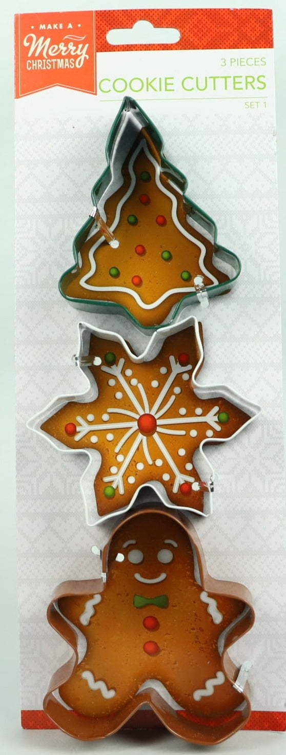 Cookie Cutters - Christmas shapes - 3 Pieces