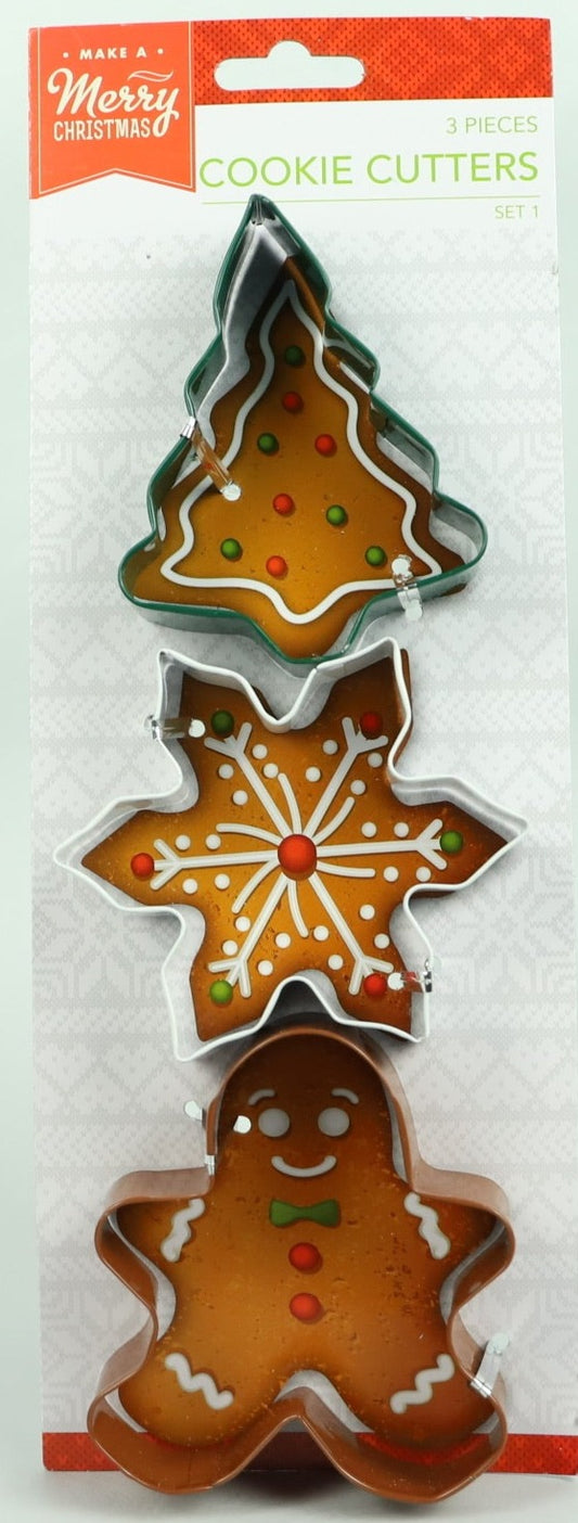 Cookie Cutters - Christmas shapes - 3 Pieces