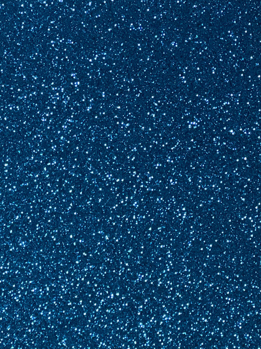 Craft Foam Glitter Cyan - Size Approx 29.5cm x 21cm - Thickness 2mm