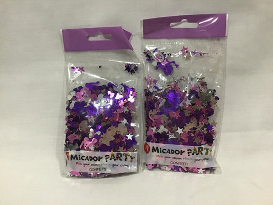 Party Confetti/Scatters - 2x Fairy theme - 44g