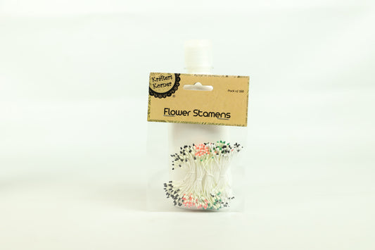 Krafters Korner Flower Stamens Cream/White Tipped #3 - 160 pc