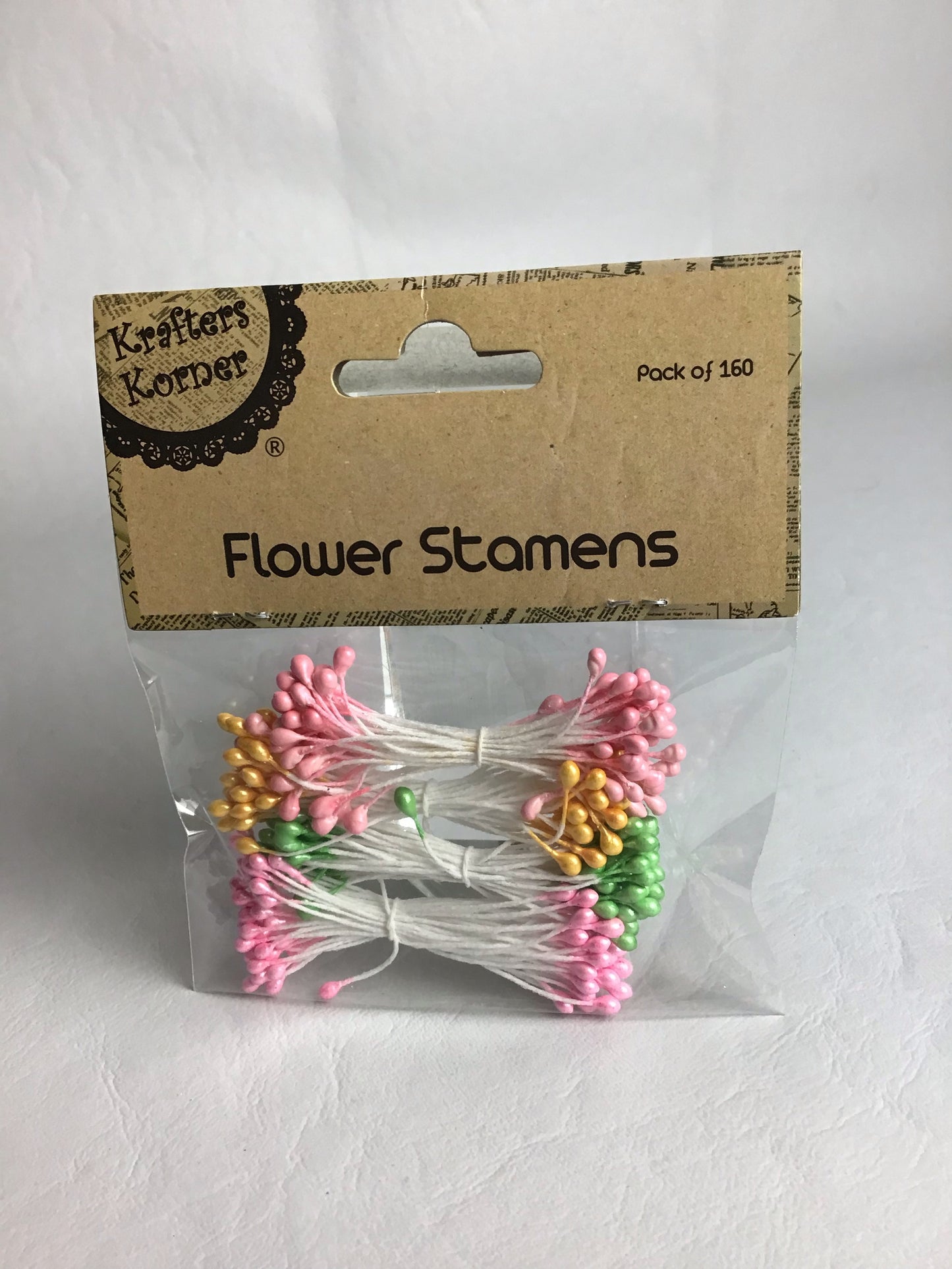 Krafters Korner Flower Stamens Pastel Colours #4 - 160 pc