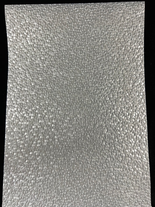 Specialty Paper 3 x Handmade A4 Pale Blue Pearl Peeble Embossed Paper