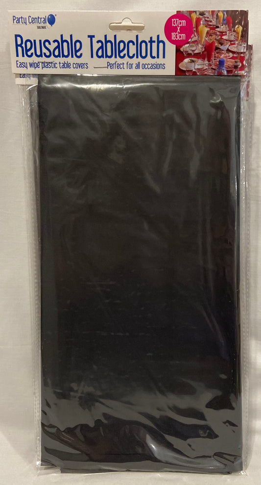 Reusable Tablecloth - Black - 137 x 183cm
