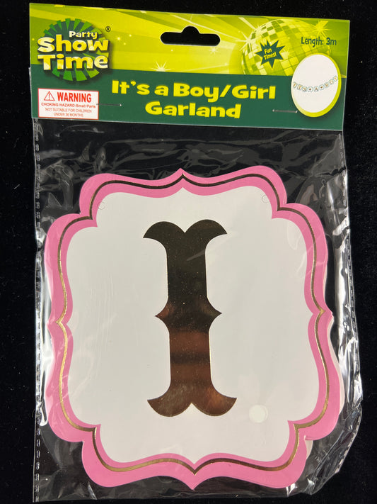 It’s a Girl - Garland - Length 3m