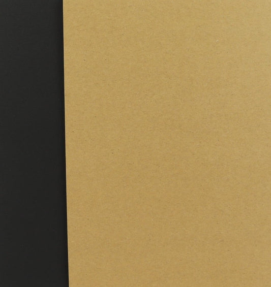 A5 Black & Kraft Theme Cardstock 220gsm - 20 sheets