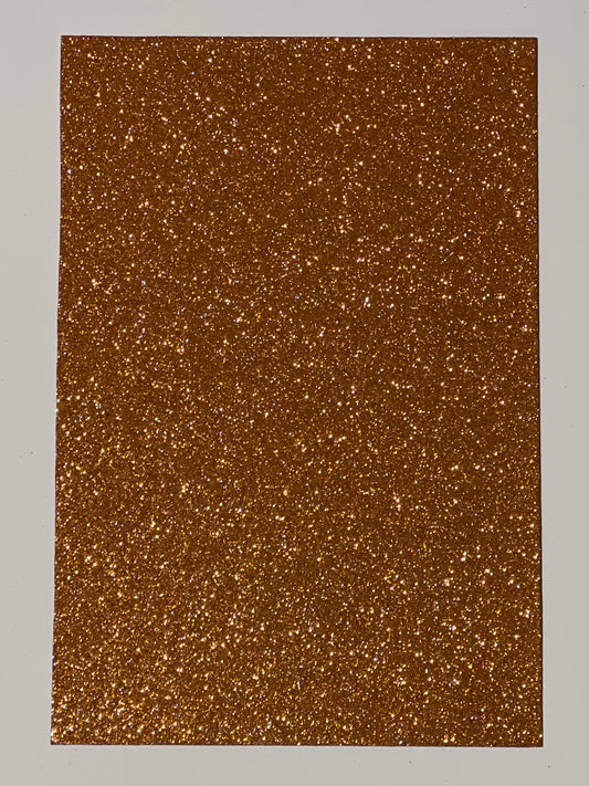 Craft Foam Glitter Copper - Size Approx 30 x 20cm - Thickness Approx 1.5mm