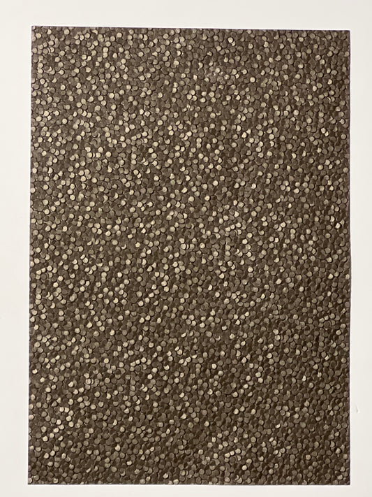 Specialty Paper 1 x Handmade A4 Chocolate Peeble Embossed Paper