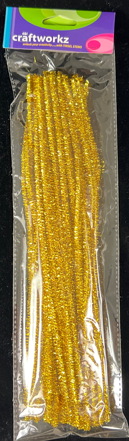 Pipe Cleaners Metallic - Gold - Pack of 50
