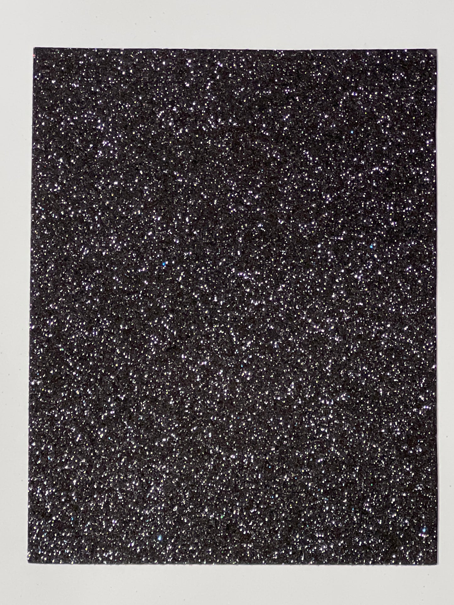 Craft Foam Glitter Black - Size Approx 29.5cm x 21cm - Thickness 2mm