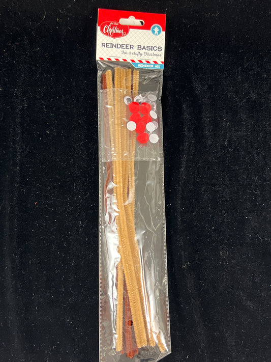Reindeer Mix Pipe Cleaner Kit - Makes 6