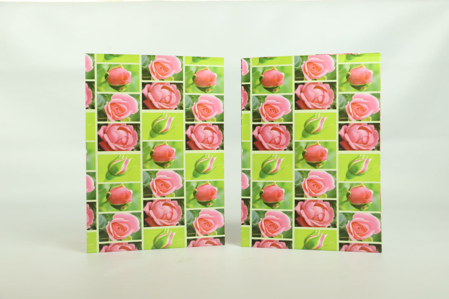 Wrapping Paper Sheets 2x Pink Roses/Rosebud Theme 70cm x 50cm