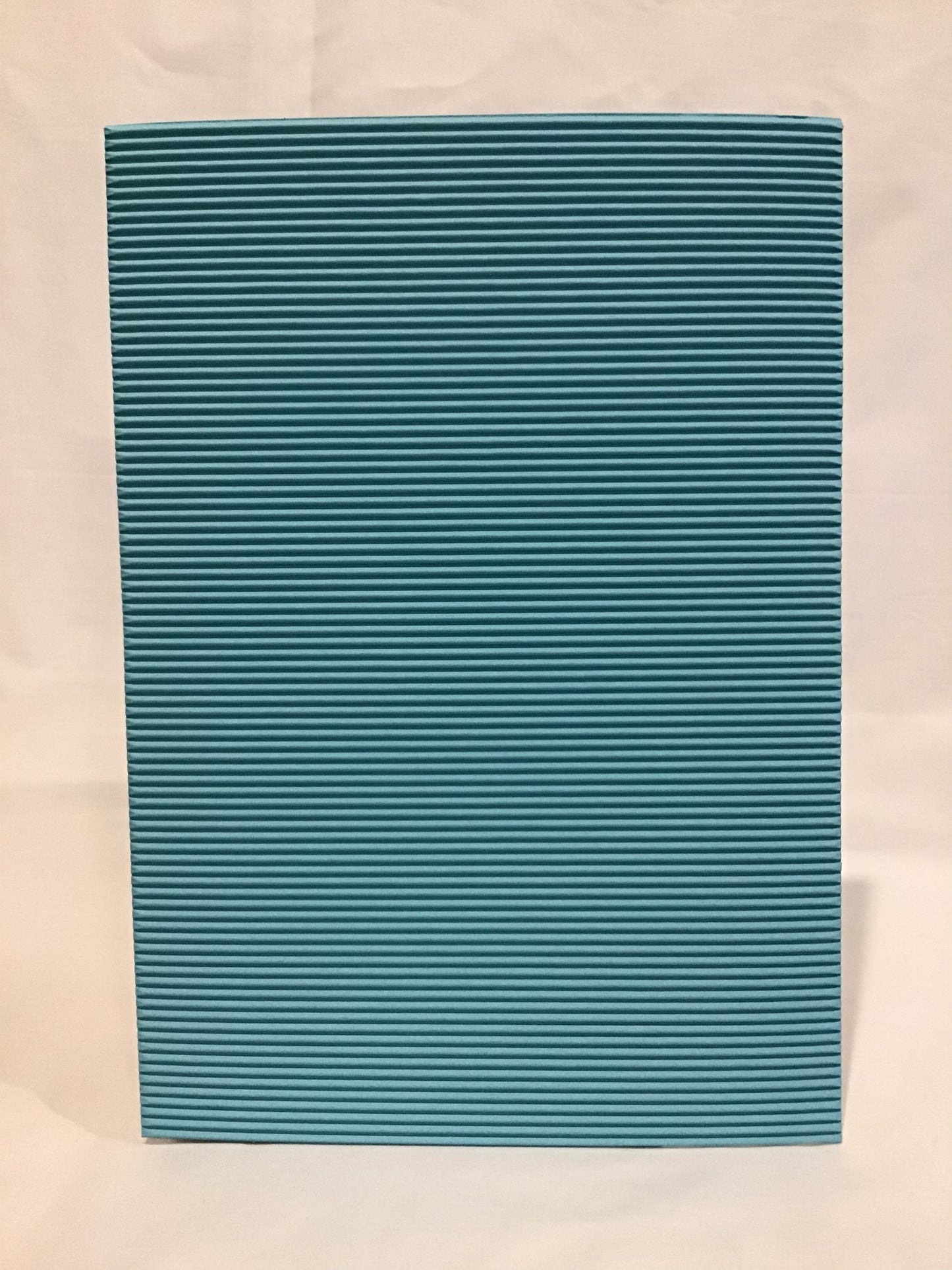 Corrugated A4 Card - Self Adhesive - Light Blue - 1 sheet