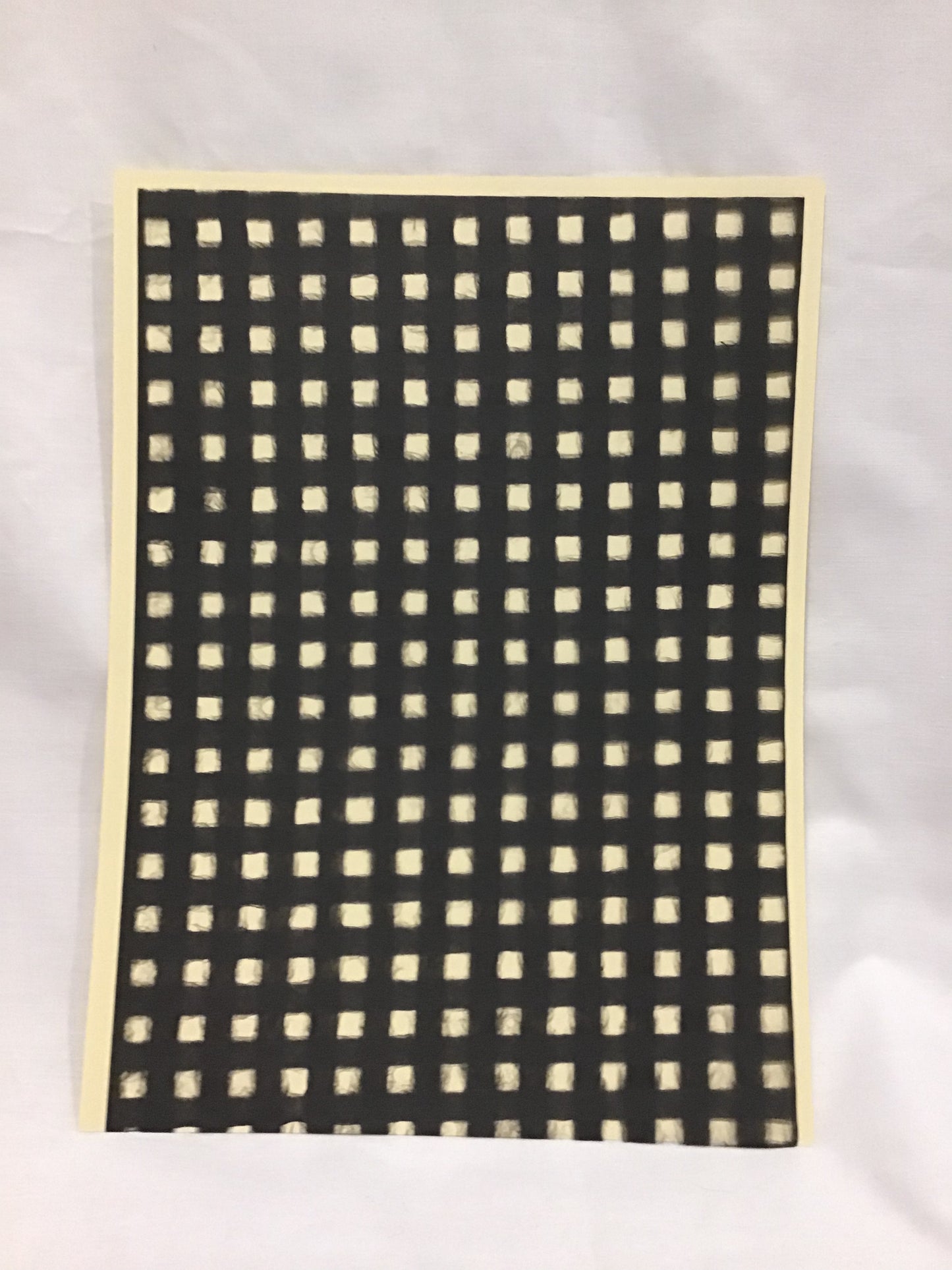 Specialty Paper 1x A4 Lattice Mulberry Paper - Black