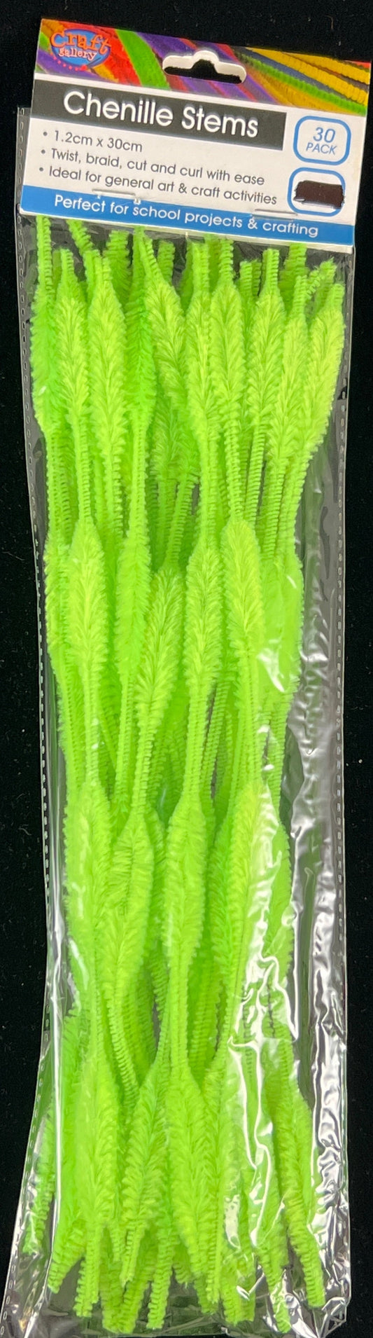 Pipe Cleaners - Bubble Stems - Lime - Pack of 30