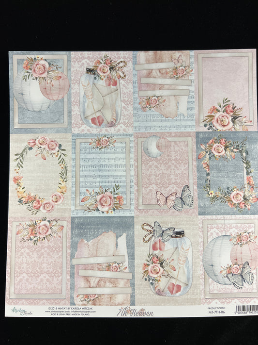 7th Heaven - 1x Double sided sheet - 30.5x30.5cm