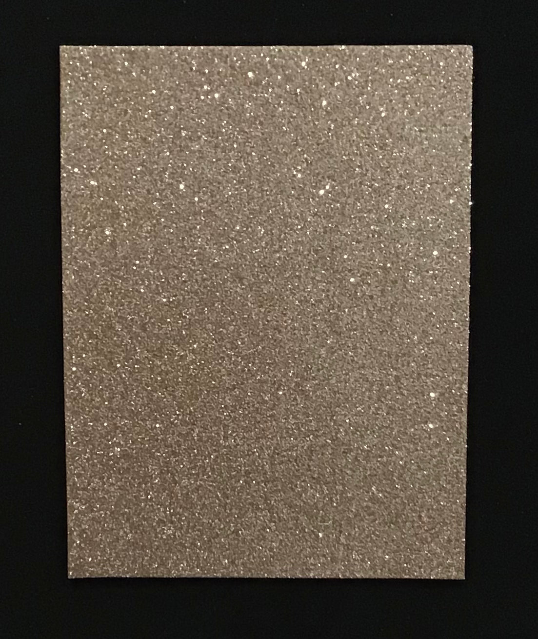 Craft Foam Glitter Soft Gold - Size Approx 29.5cm x 21cm - Thickness 2mm